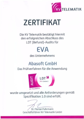 Zertifizierung LDT